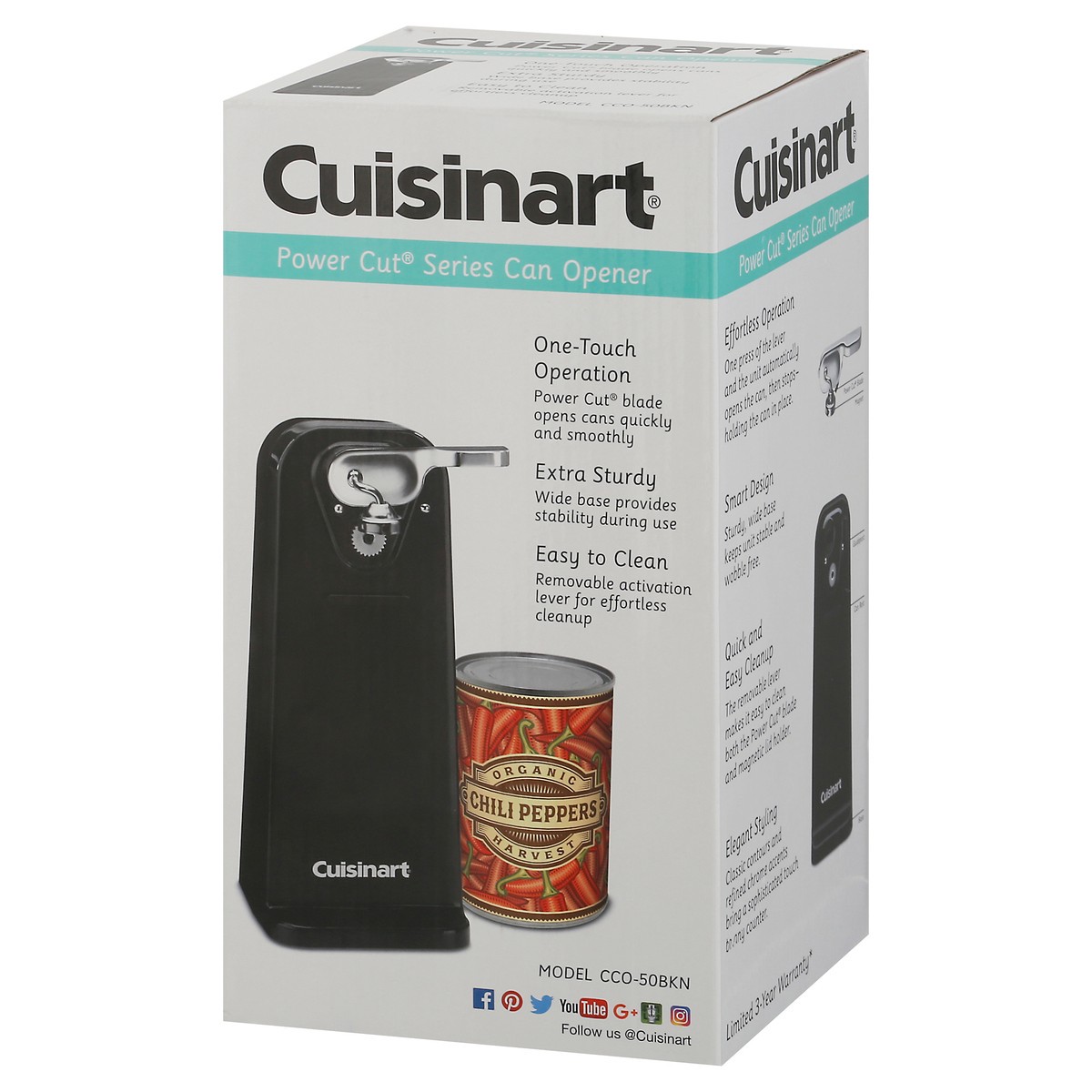 slide 4 of 9, Cuisinart Power Cut Series Can Opener 1 ea, 1 ct