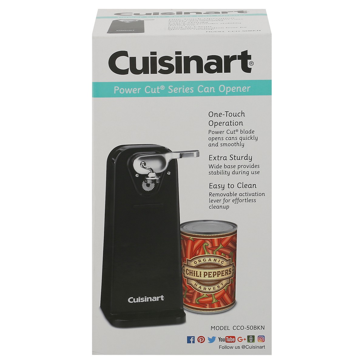 slide 1 of 9, Cuisinart Power Cut Series Can Opener 1 ea, 1 ct