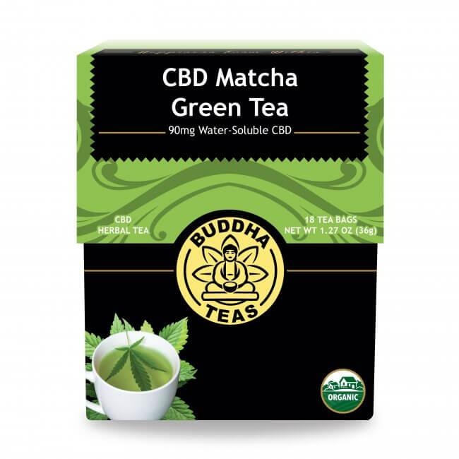 slide 1 of 1, Buddha Teas Cbd Matcha Green Tea- 18 ct, 