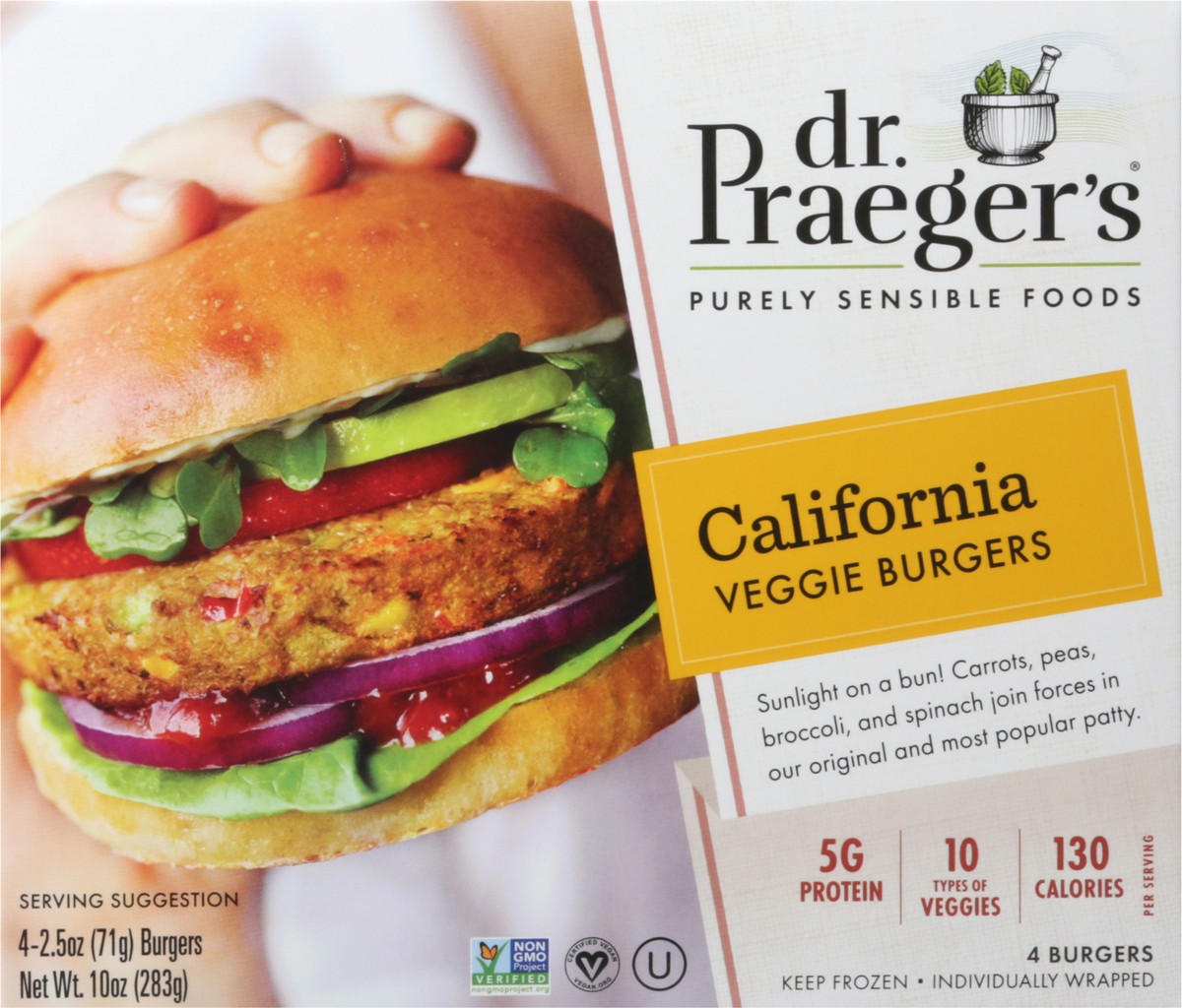 slide 6 of 9, Dr. Praeger's California Veggie Burgers 4 - 2.5 oz Burgers, 4 ct