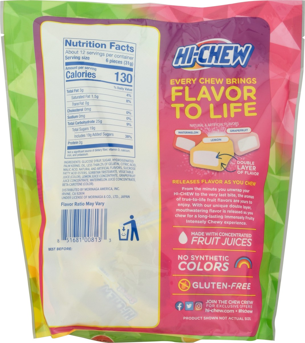 slide 4 of 13, Hi-Chew Hi Chew Sweet & Sour Fruit Chew, 12.7 oz