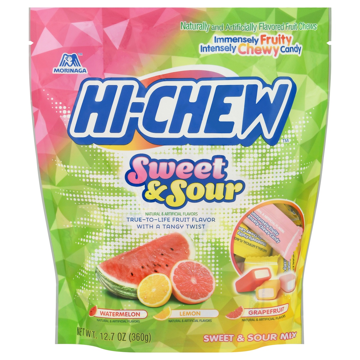 slide 1 of 1, Morinaga Sweet & Sour Hi-Chew, 12.7 oz