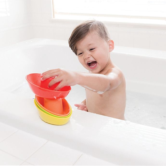 slide 4 of 4, Nuby Stacking Bathtime Boats, 5 ct