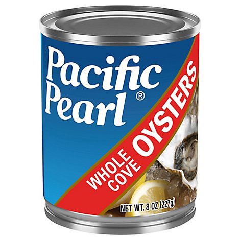 slide 1 of 1, Pacific Pearl Oysters Whole Cove - 8 Oz, 8 oz