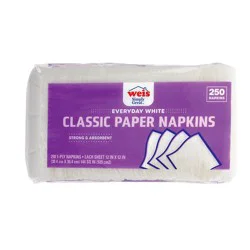 Weis Quality Classic White 250 Count Napkins