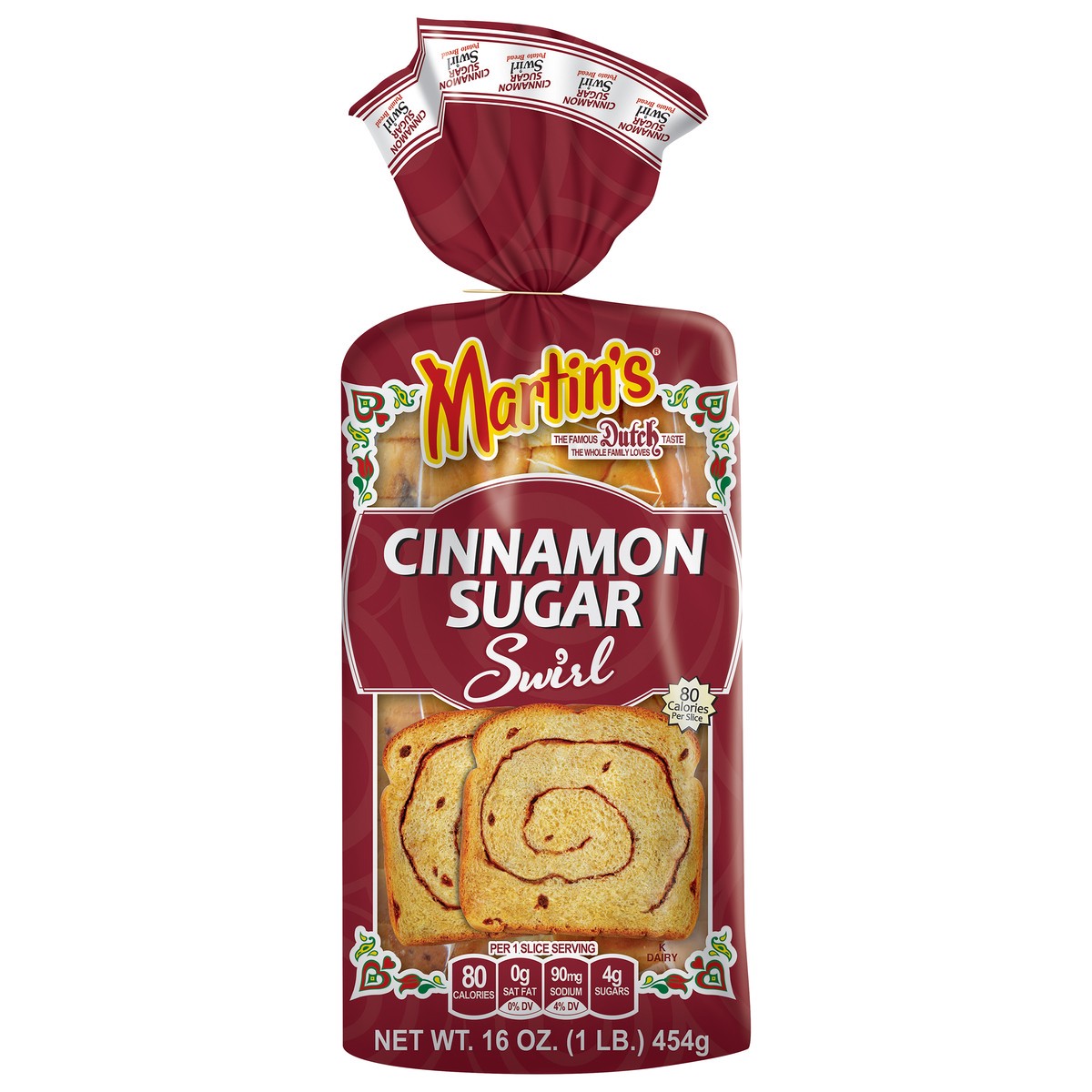 slide 1 of 14, Martin's Cinnamon Sugar Swirl Potato Bread, 16 oz