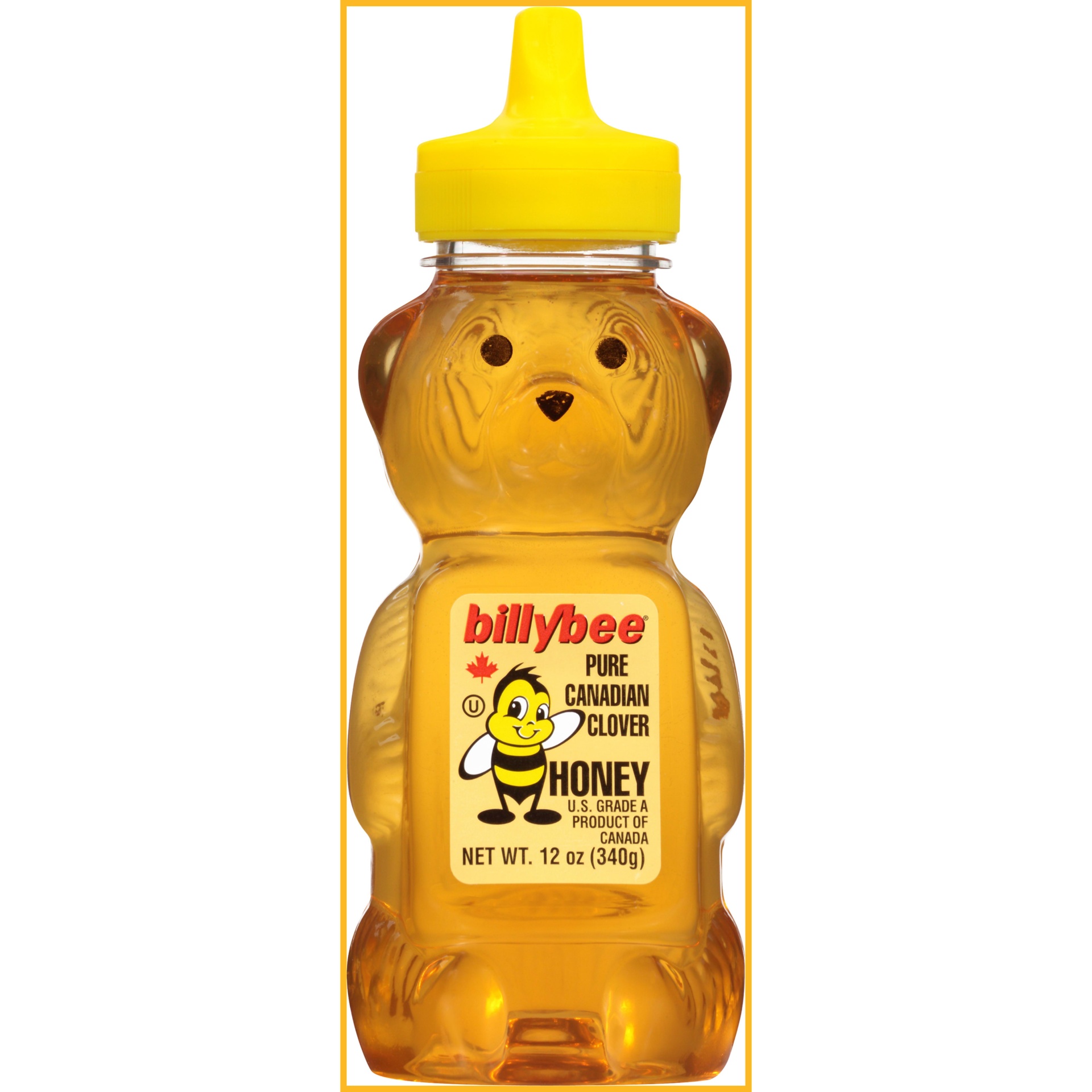 slide 1 of 2, Billy Bee Pure Canadian Clover Honey, 12 oz