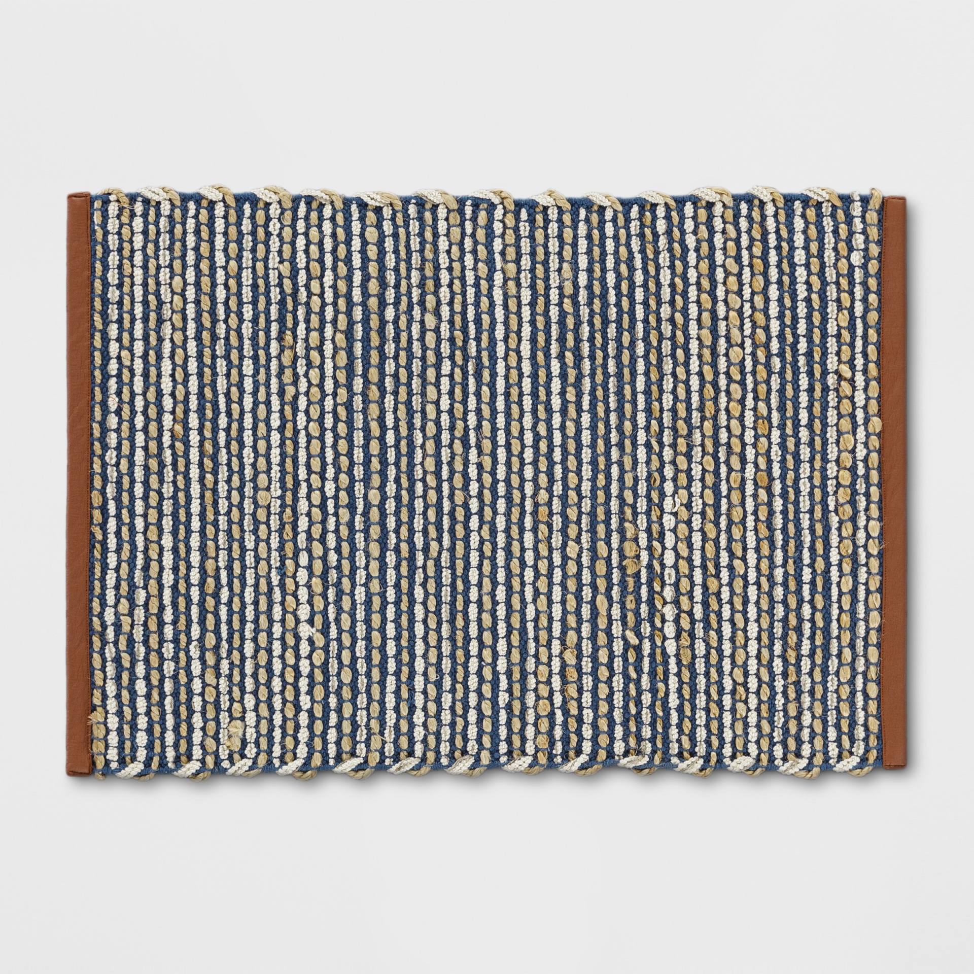 slide 1 of 3, 2'X3' Stripe Accent Rugs Blue - Project 62, 1 ct