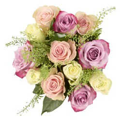Nob Hill Trading Co. Dozen Assorted Roses Bouquet