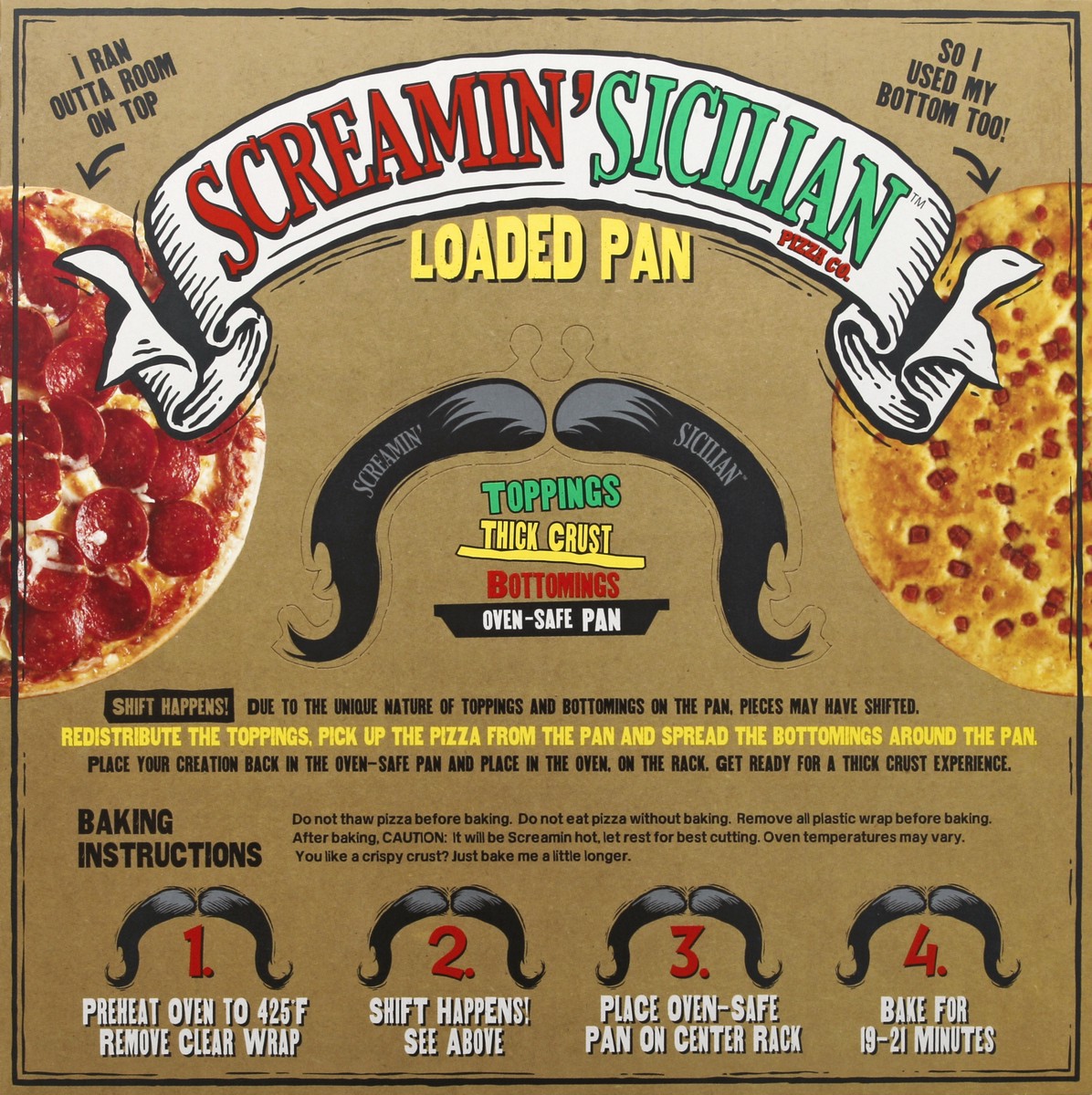 slide 6 of 6, Screamin' Sicilian Holy Peperoni Pizza, 22.8 oz