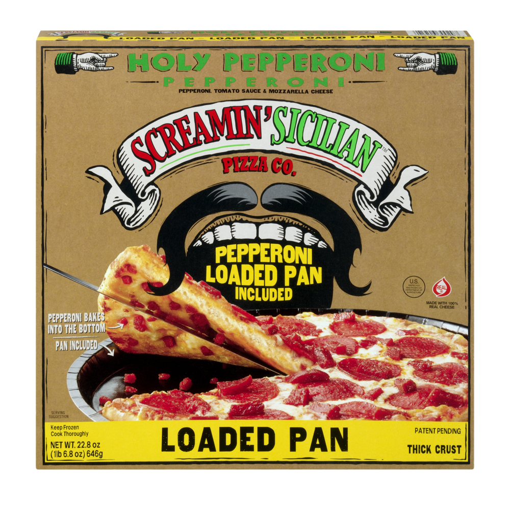 slide 1 of 6, Screamin' Sicilian Holy Peperoni Pizza, 22.8 oz