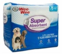 slide 1 of 1, Four Paws Wee Wee Pads Super Absorbent, 75 ct