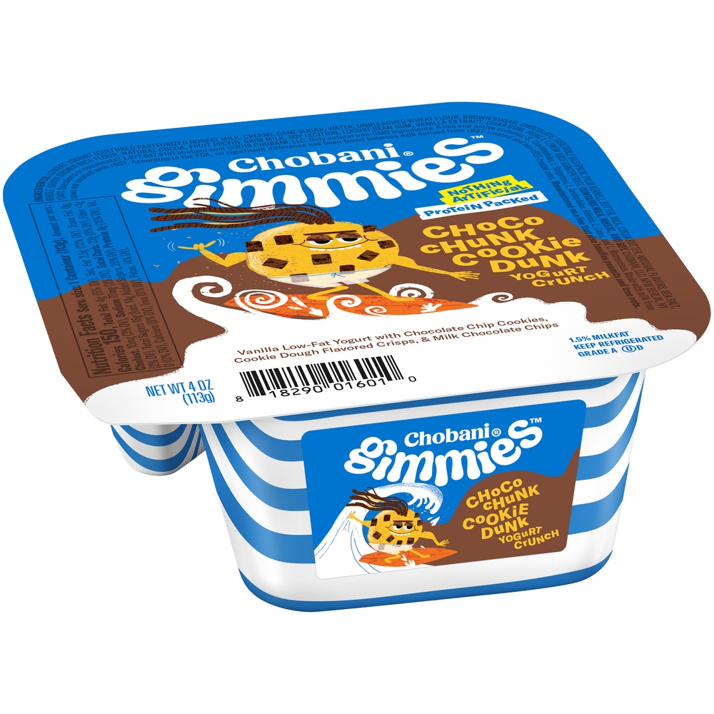 slide 3 of 7, Chobani Gimmies Choco Chunk Cookie Dunk Yogurt Crunch, 4 oz