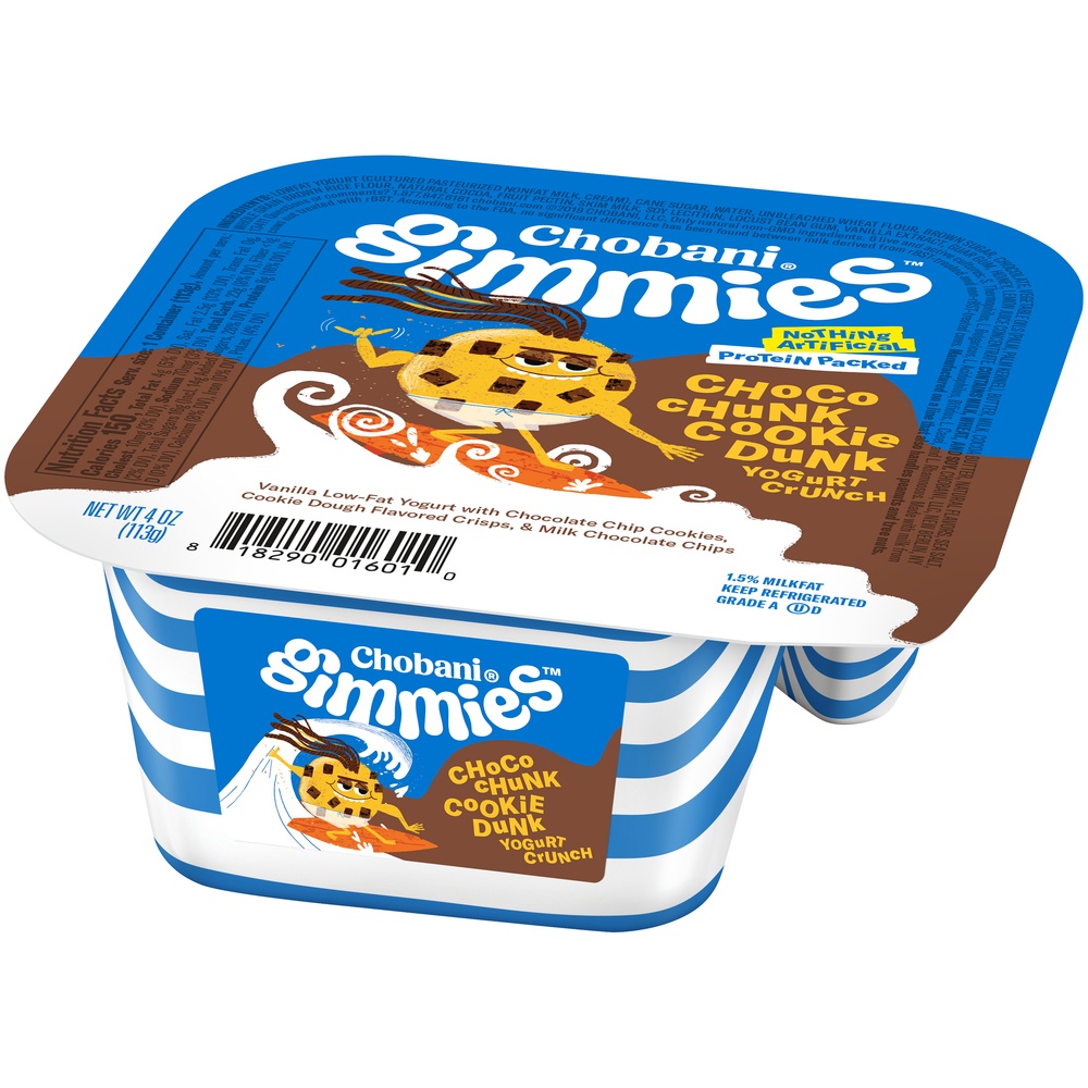 slide 4 of 7, Chobani Gimmies Choco Chunk Cookie Dunk Yogurt Crunch, 4 oz