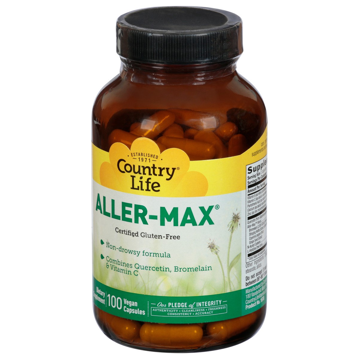 slide 11 of 13, Country Life Vegan Capsules Aller-Max 100 ea, 100 ct