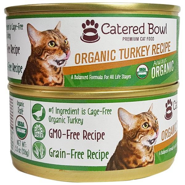 slide 1 of 1, Catered Bowl Cat Food Og2 Turkey Wet, 5.5 oz