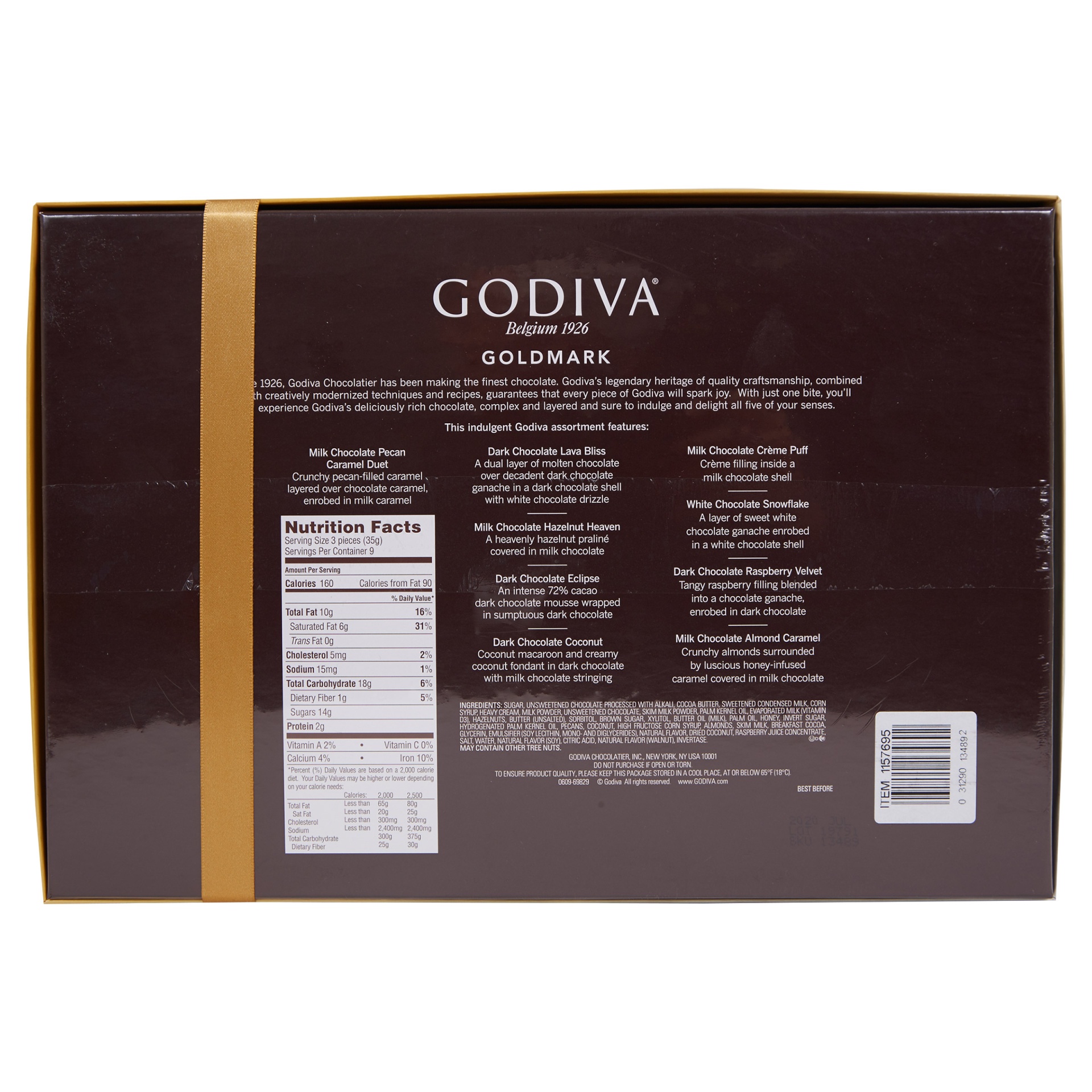 slide 2 of 2, DeMet's Godiva Assorted Chocolate, 