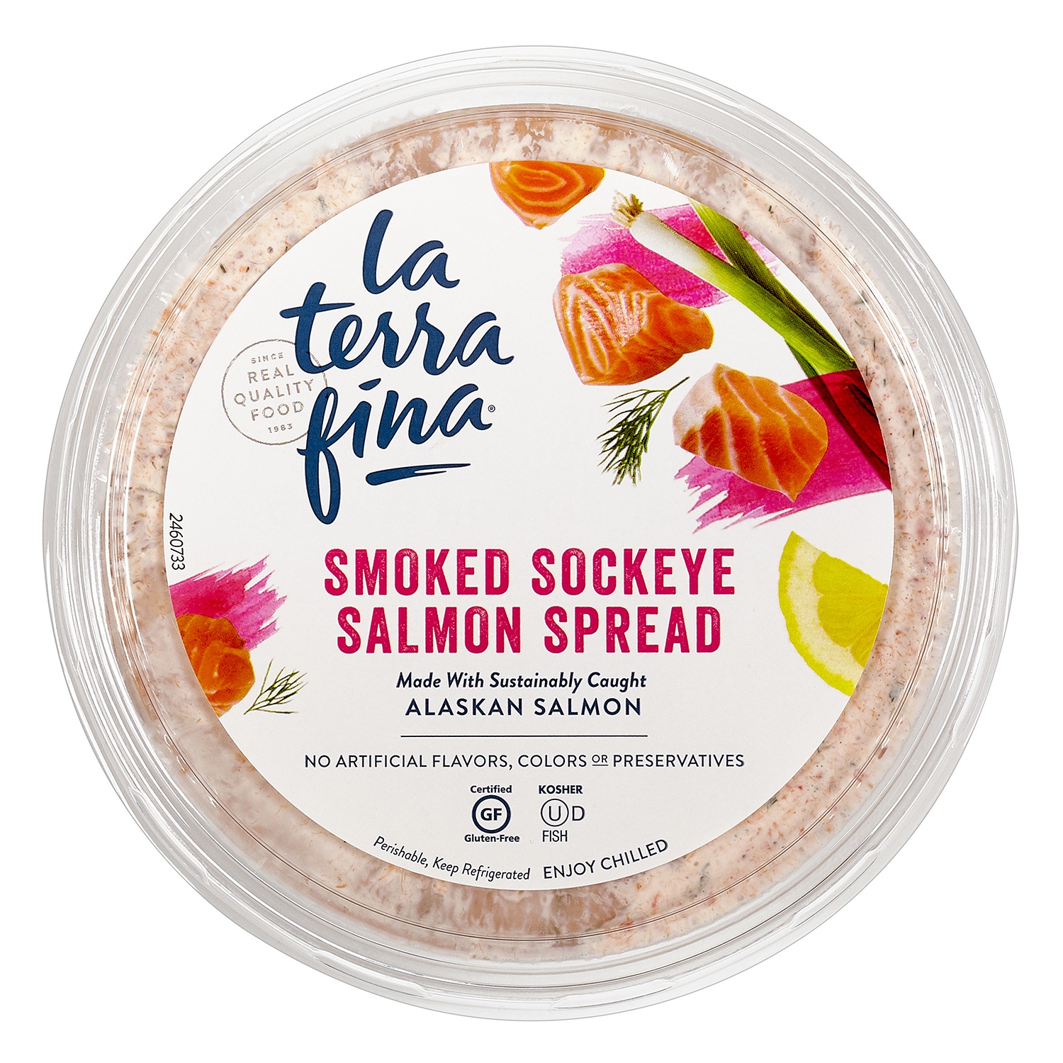 slide 1 of 1, La Terra Fina, Smoked Sockeye Salmon Spread, 