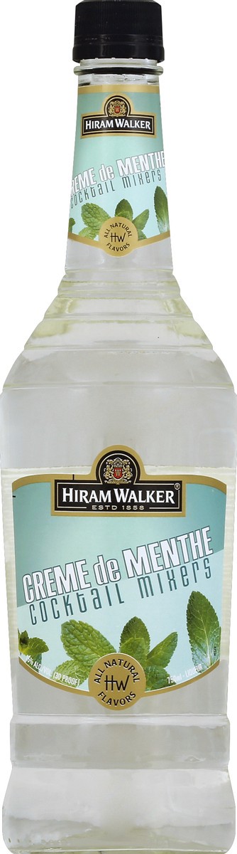 slide 2 of 2, Hiram Walker Cocktail Mixers, Creme de Menthe, 750 ml