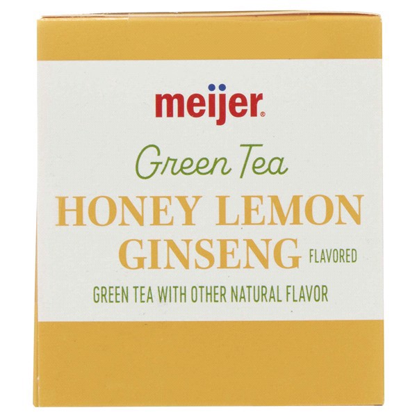 slide 16 of 29, Meijer Honey Lemon Ginseng Green Tea - 20 ct, 20 ct