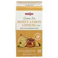 slide 19 of 29, Meijer Honey Lemon Ginseng Green Tea - 20 ct, 20 ct