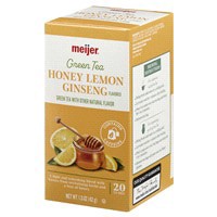 slide 7 of 29, Meijer Honey Lemon Ginseng Green Tea - 20 ct, 20 ct