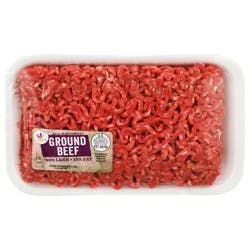 All Natural 90% Lean 10% Fat Ground Beef Fresh