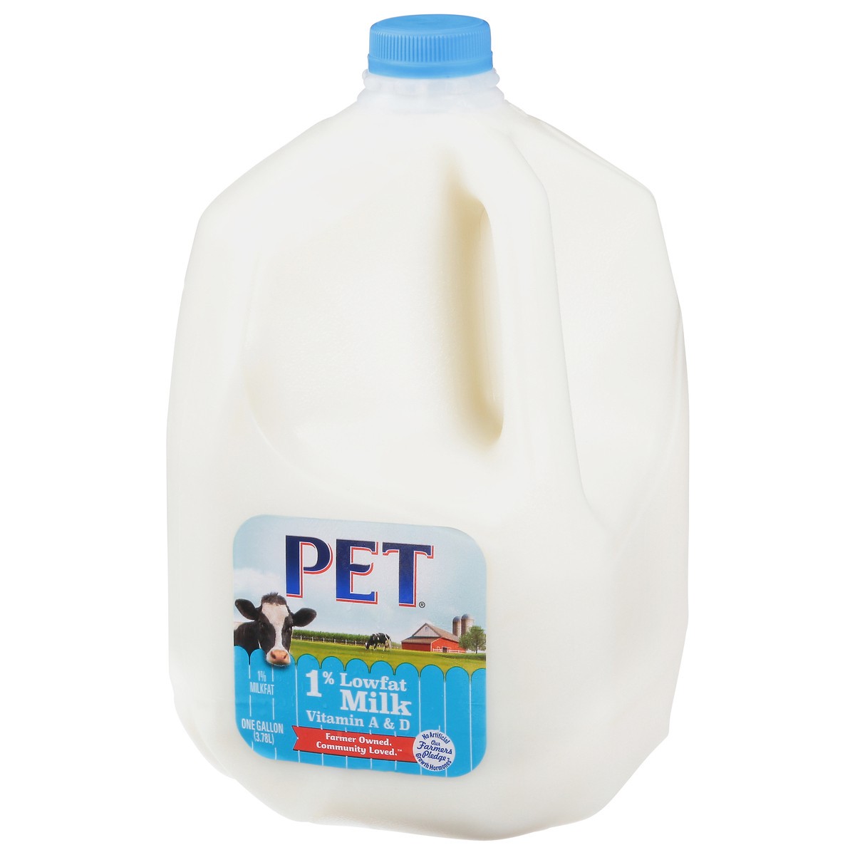 slide 2 of 4, Pet 1% Lowfat Milk 1 gl, 1 gal