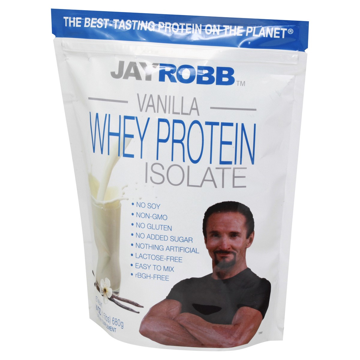 slide 6 of 12, Jay Robb Vanilla Whey Protein Isolate 24 oz, 24 oz