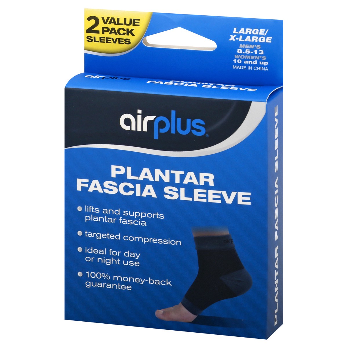 slide 9 of 9, Airplus Value Pack Large/X-Large Plantar Fascia Sleeve 2 ea, 1 ct