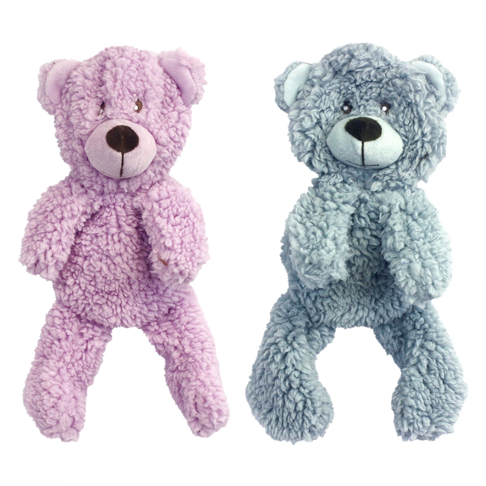 slide 1 of 1, MultiPet Aromadog Calming Bear Shaped Fleece Flattie Assorted Dog Toy - Medium, 1 ct