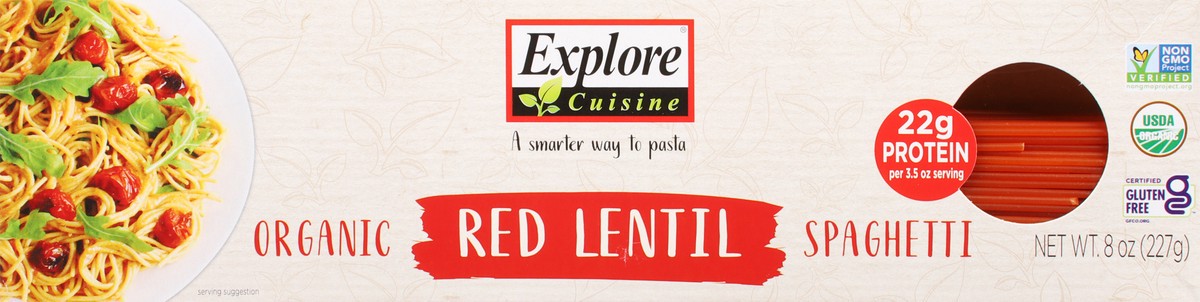 slide 3 of 9, Explore Cuisine Red Lentil Organic Spaghetti 8 oz, 8 oz