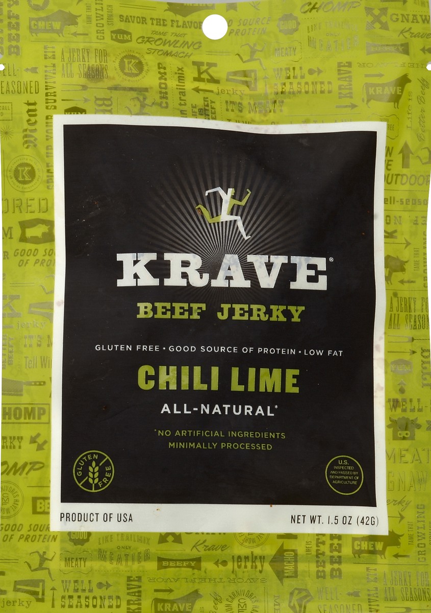 slide 3 of 3, Krave Beef Jerky 1.5 oz, 1.5 oz