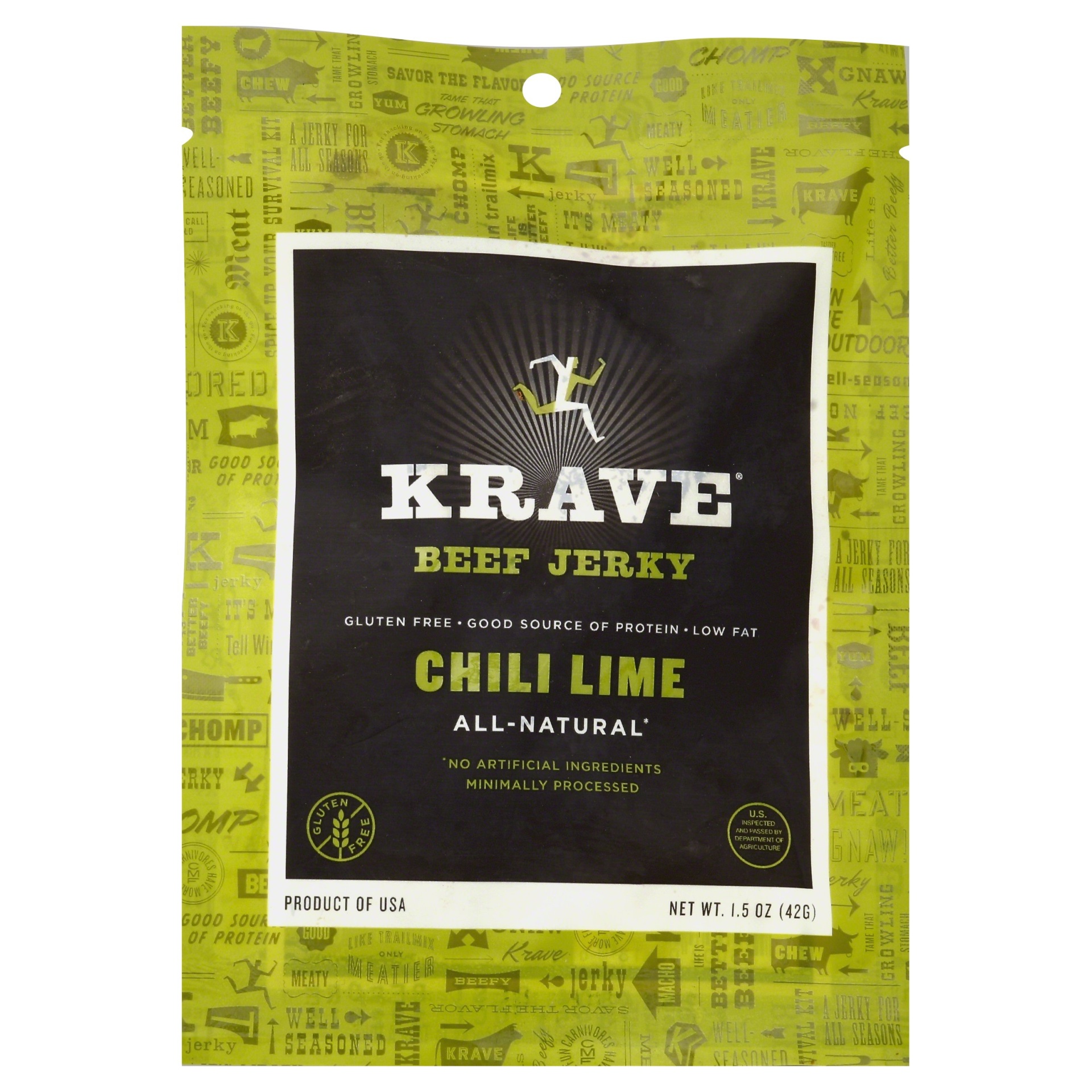 slide 1 of 3, Krave Beef Jerky 1.5 oz, 1.5 oz