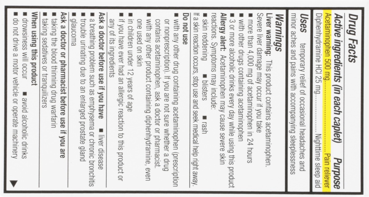 slide 3 of 9, TopCare Health Nighttime Extra Strength Pain Relief PM 100 Caplets, 100 ct