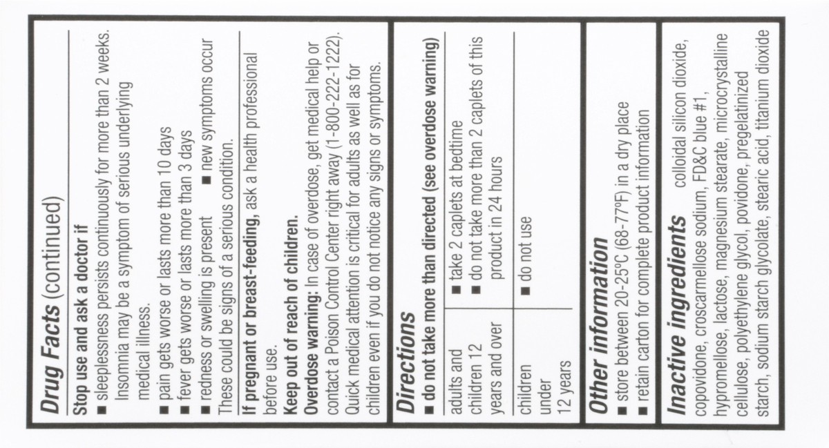 slide 9 of 9, TopCare Health Nighttime Extra Strength Pain Relief PM 100 Caplets, 100 ct