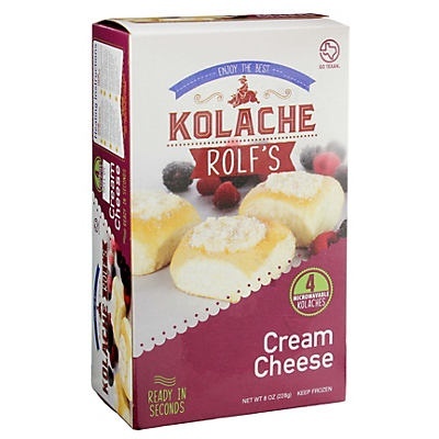 slide 1 of 1, Kolache Rolf's Cream Cheese Kolaches, 4 ct