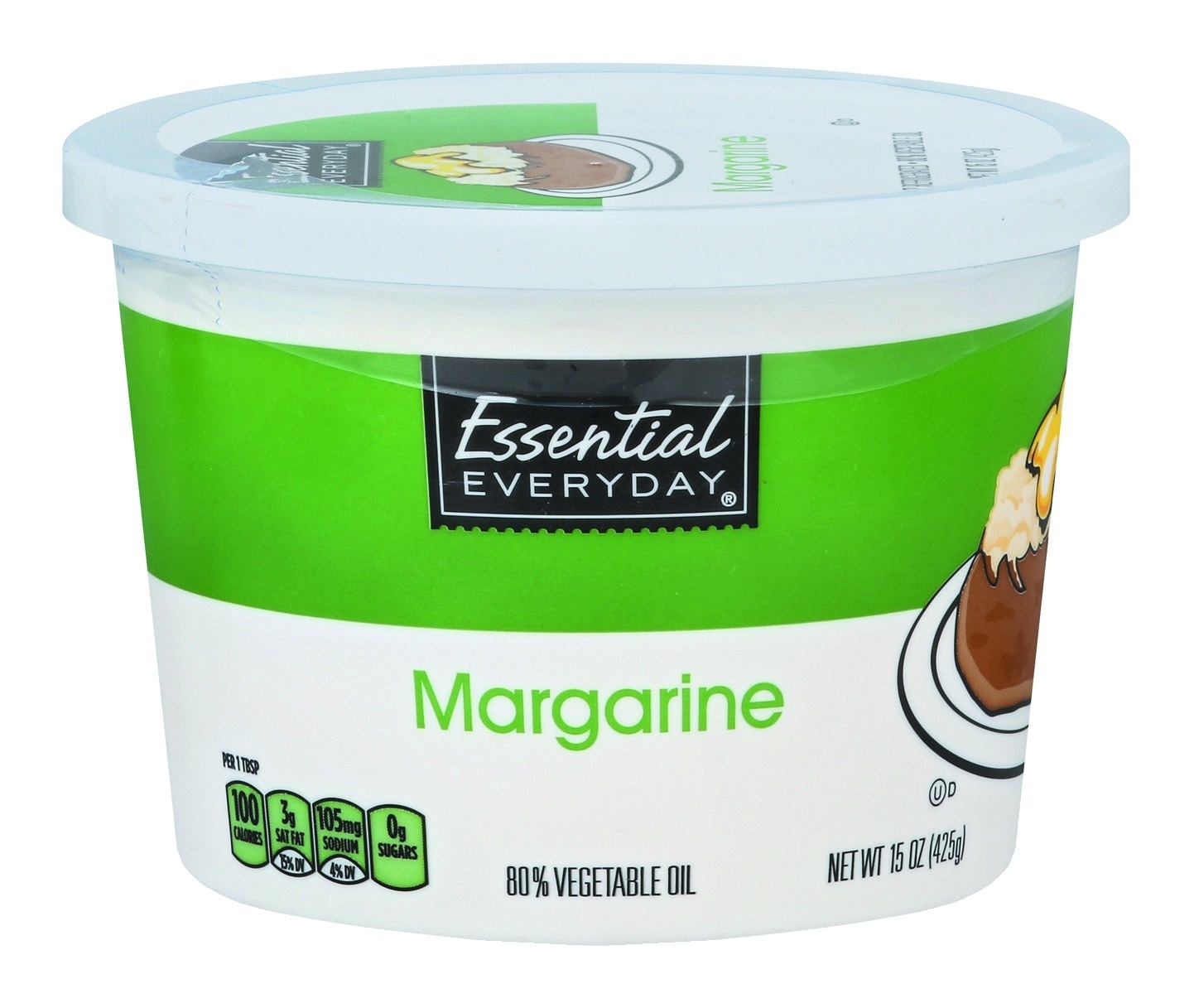 slide 1 of 1, Essential Everyday Soft Margarine Spread, 15 oz