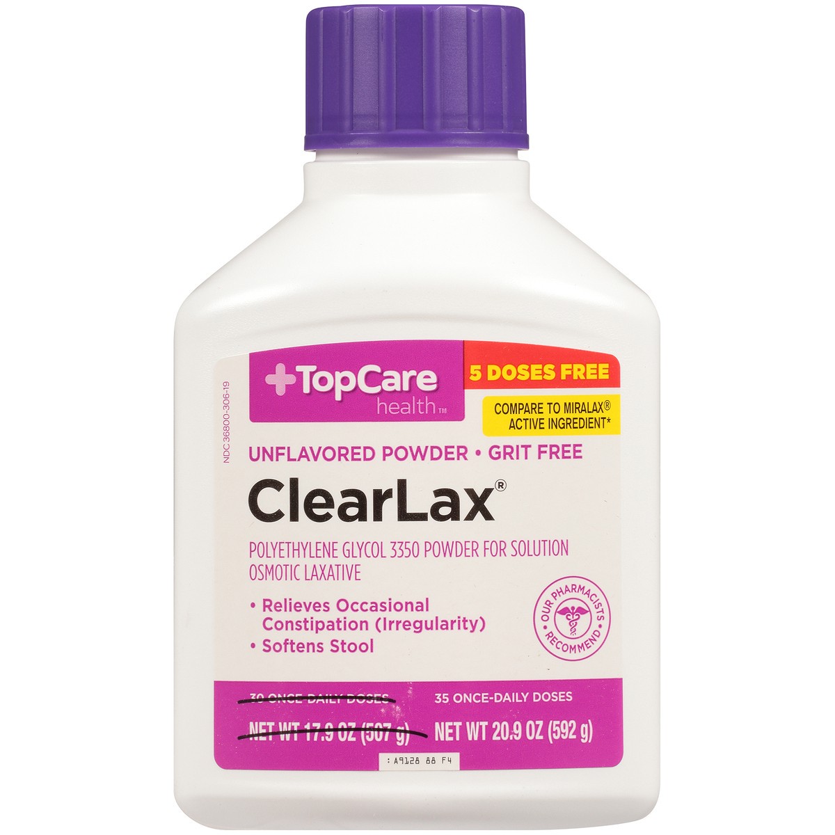 slide 4 of 9, TopCare Laxative Clearlax, 20.9 oz