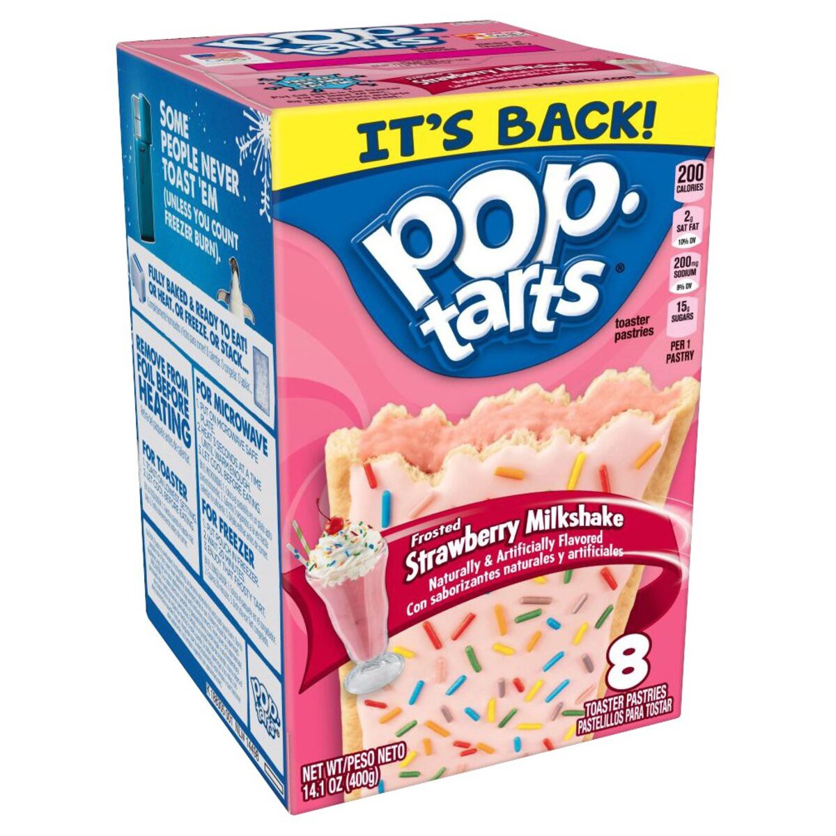 slide 3 of 9, Pop-Tarts Breakfast Toaster Pastries, 14.1 oz