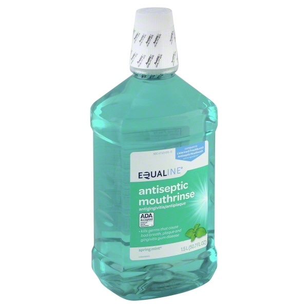 slide 1 of 1, Equaline Mouth Rinse Mint, 50.7 oz