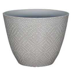 Dylan Wash Finish Planter, 12 In X 9.1 In, White
