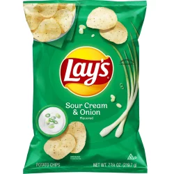 Sour Cream & Onion Flavored Potato Chips