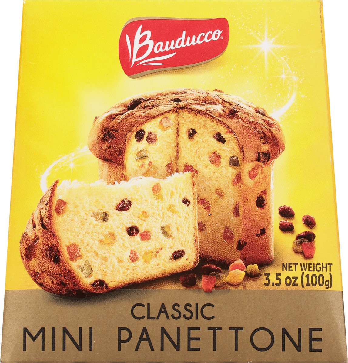 slide 7 of 9, Bauducco Mini Panettone Raisin, 3.5 oz