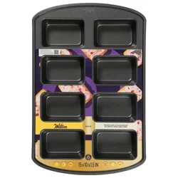 Wilton Gold 8-Cavity Mini Loaf Pan 1 Each