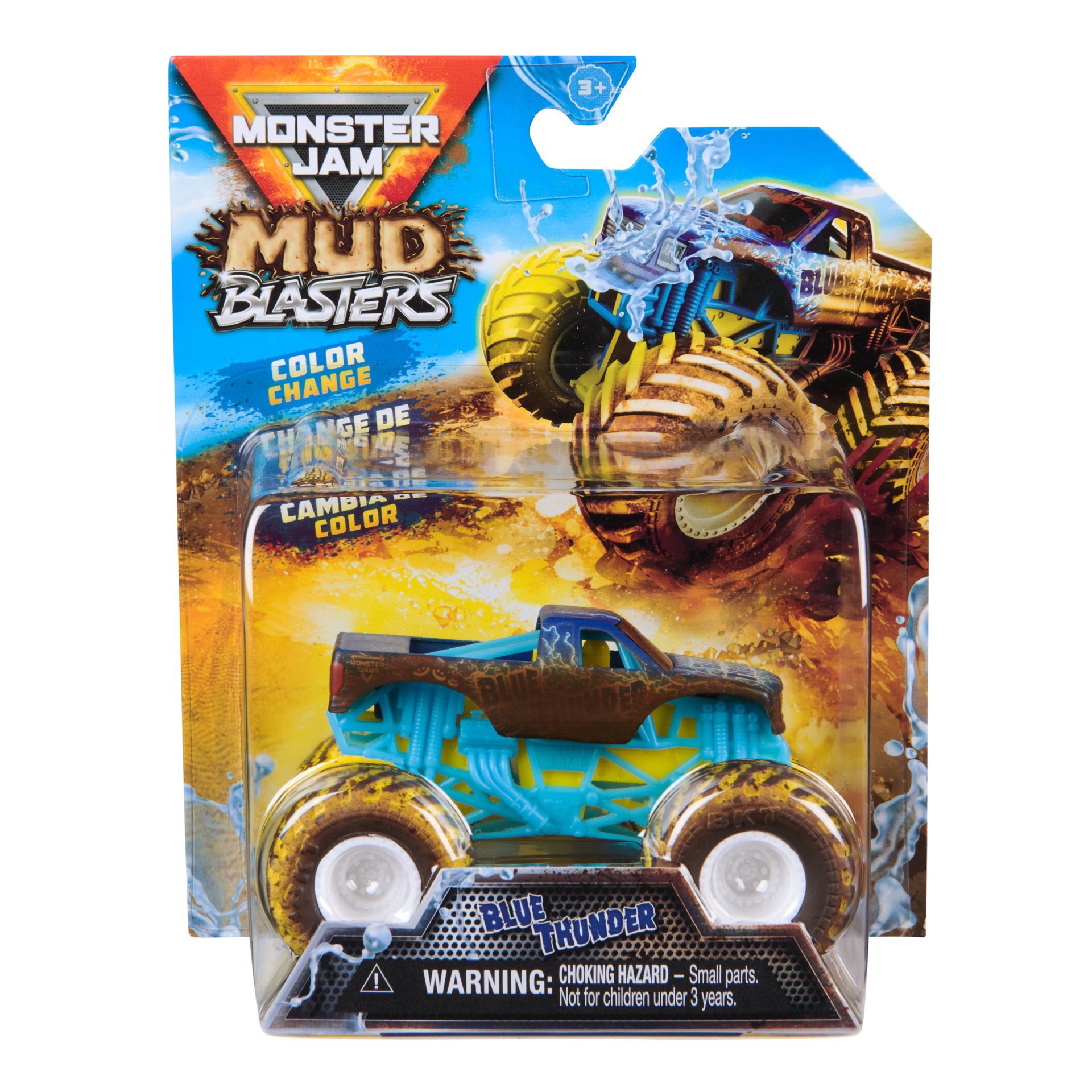 slide 1 of 1, Monster Jam Mud Blasters Blue Thunder Truck, 1 ct