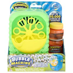 Amazing Bubbles 3+ Ages Bubble Machine 1 Each