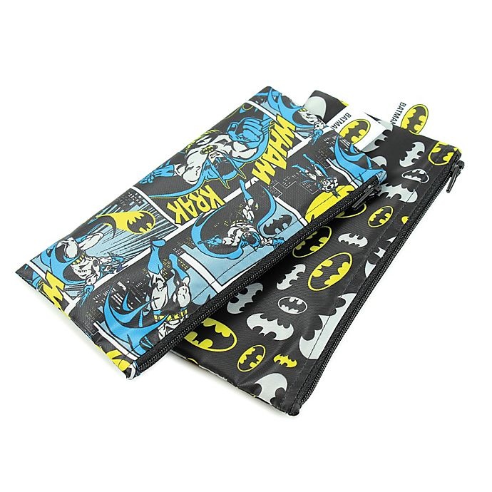 slide 1 of 3, Bumkins DC Comics Batman Reusable Snack Bags, 2 ct