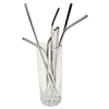 slide 3 of 5, Kolorae Stainless Steel Straws With Cleaning Brushes, 10 ct