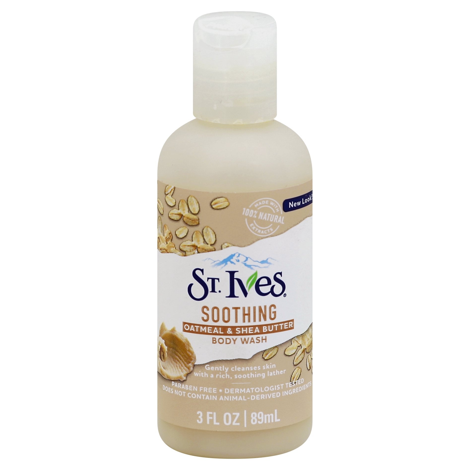 slide 1 of 1, St. Ives Oatmeal & Shea Butter Body Wash, 3 fl oz